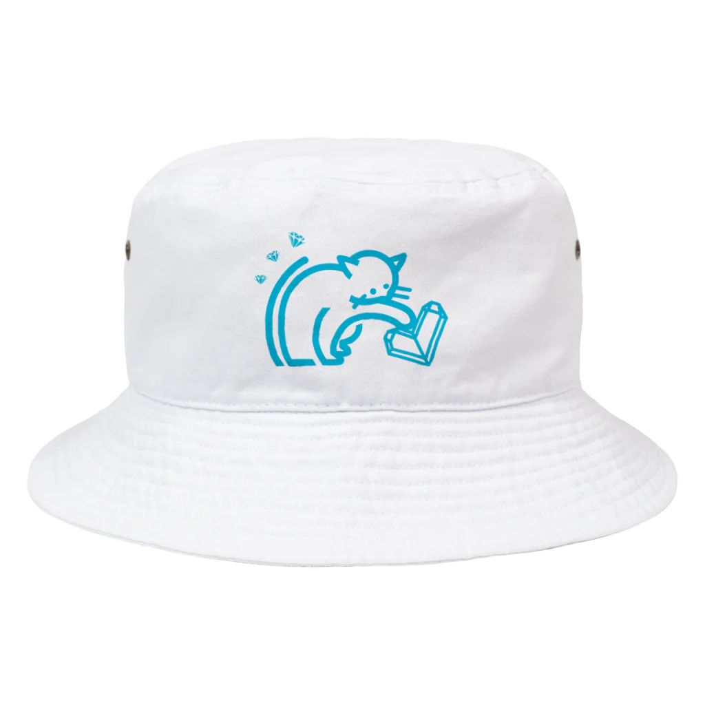 Cleavageの日本式双晶つんつんネコちゃーん Bucket Hat