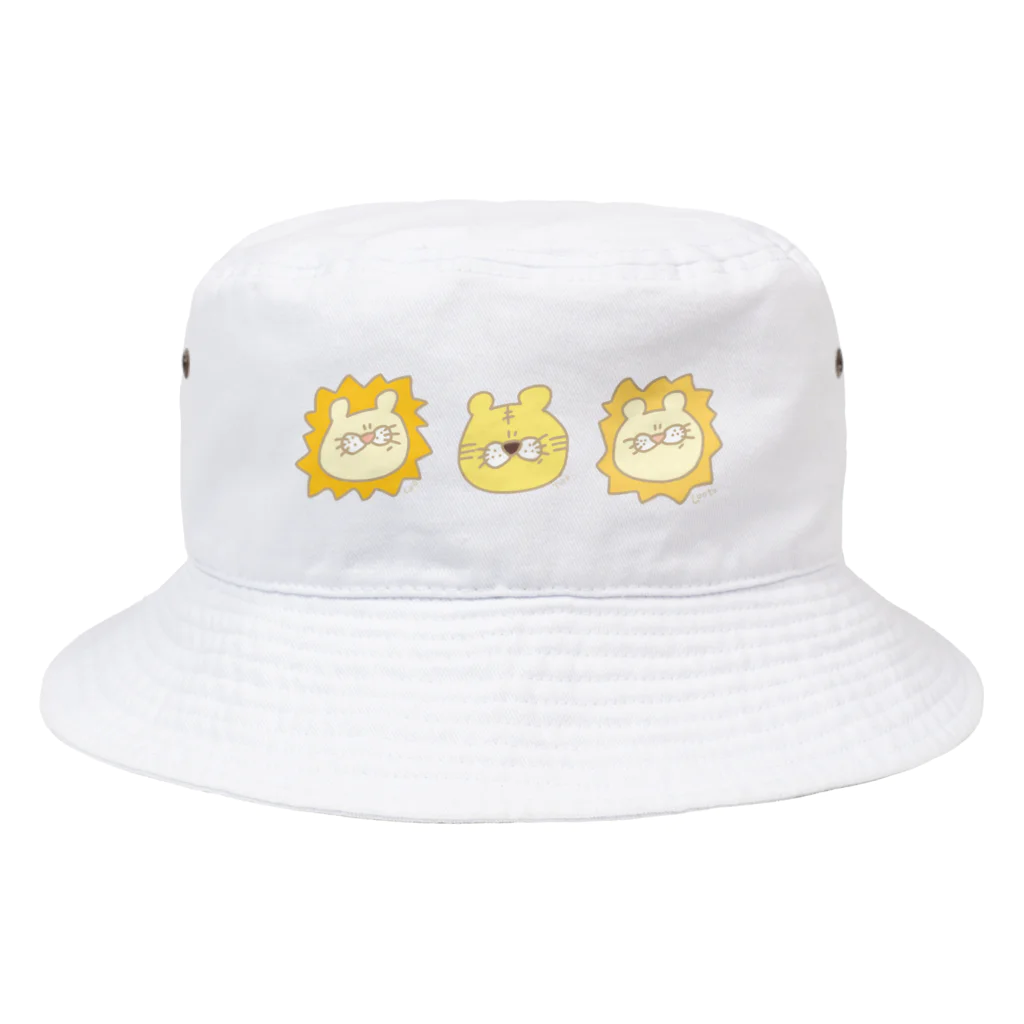 うちゅうじんぐみのどうぶつぐみ みつご Bucket Hat