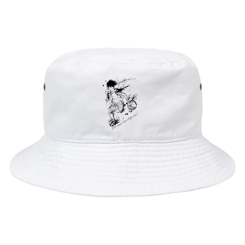 chicodeza by suzuriの神ドリブル 墨バスケ Bucket Hat