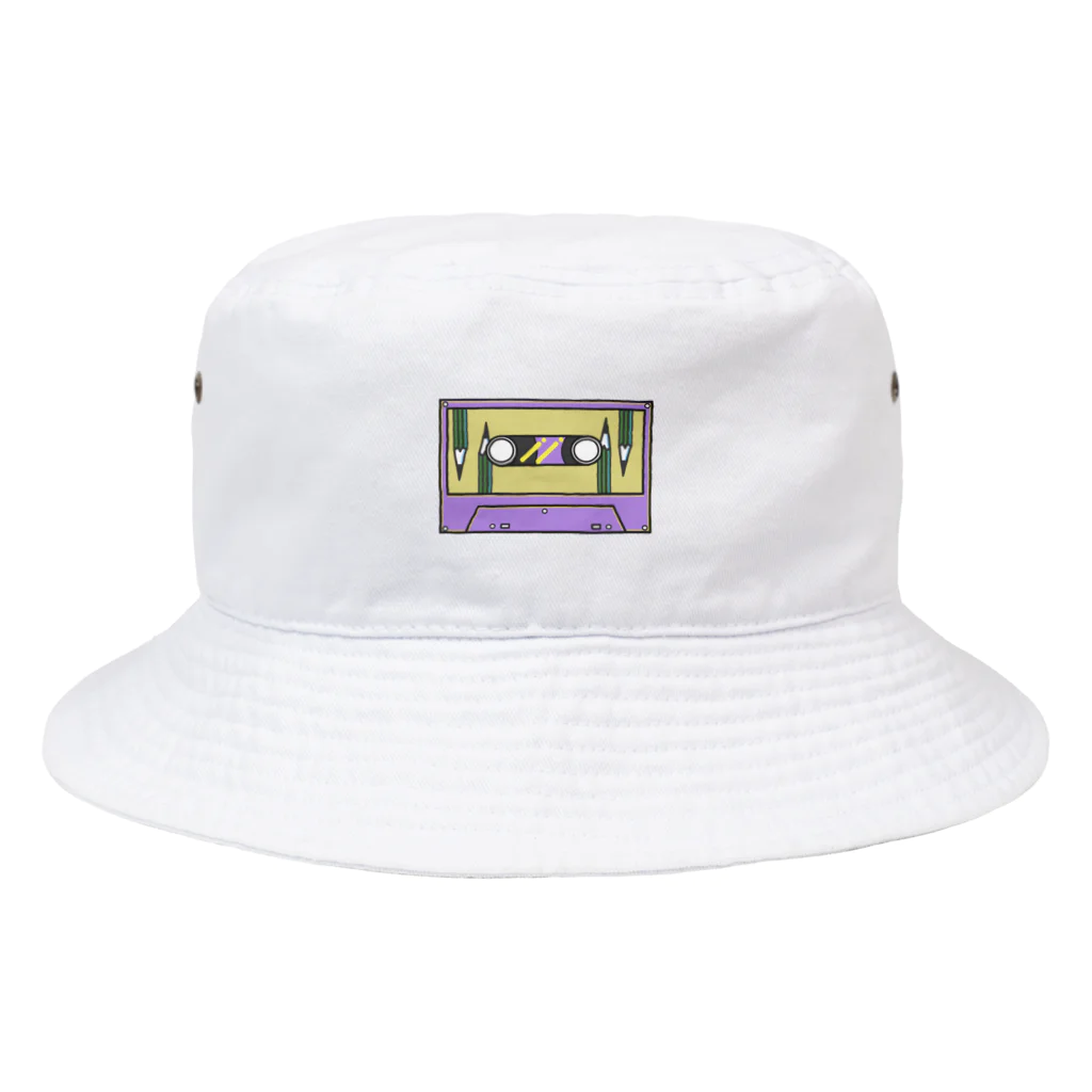 うらめし屋　のカセットと鉛筆　一個 Bucket Hat