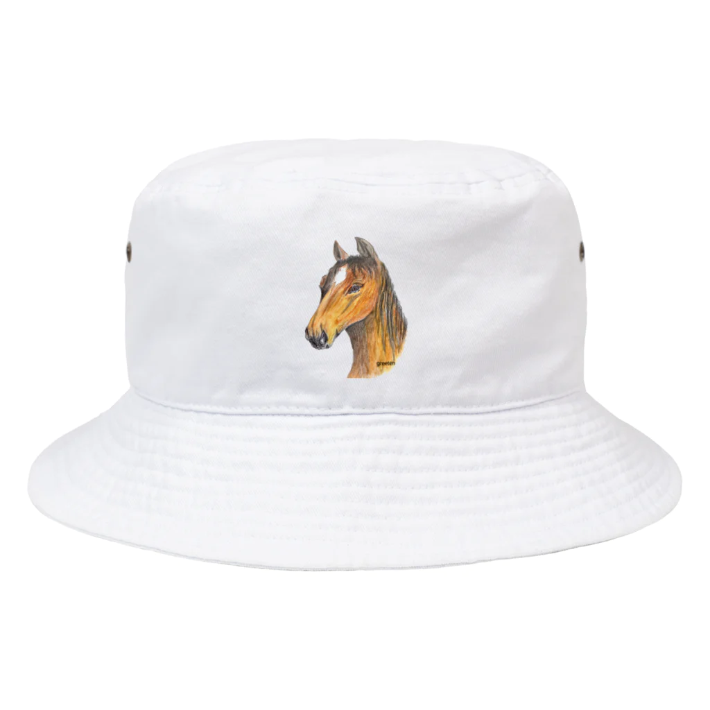 greetenの馬 アート Bucket Hat