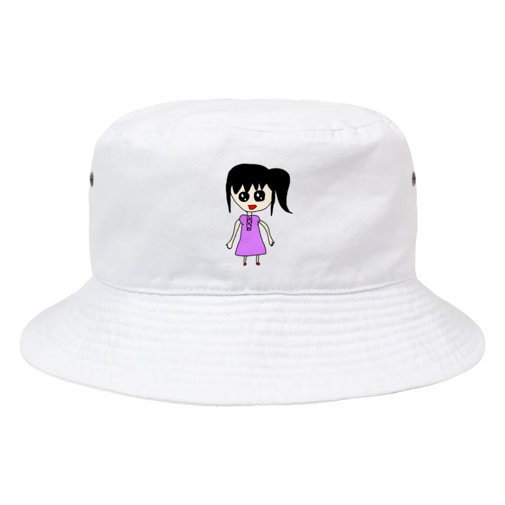 dokodemodoaの幼稚園児が描いたような絵 Bucket Hat