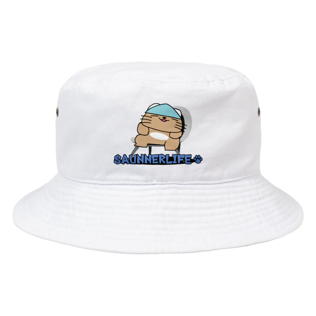 SAUNNERLIFE公式オンラインショップのさうにゃにゃん 外気浴 Ver. Bucket Hat