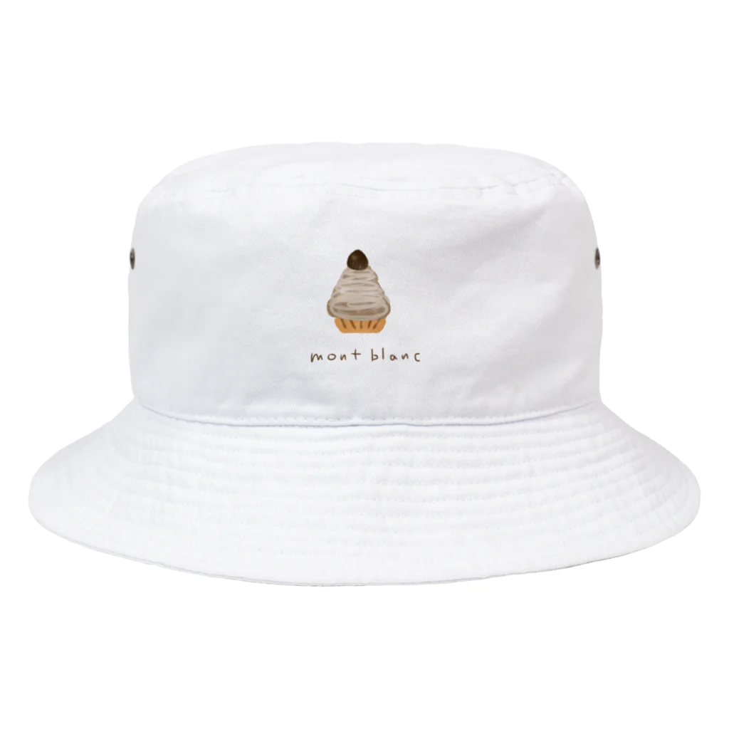 rurugirlのモンブラン（ロゴ） Bucket Hat