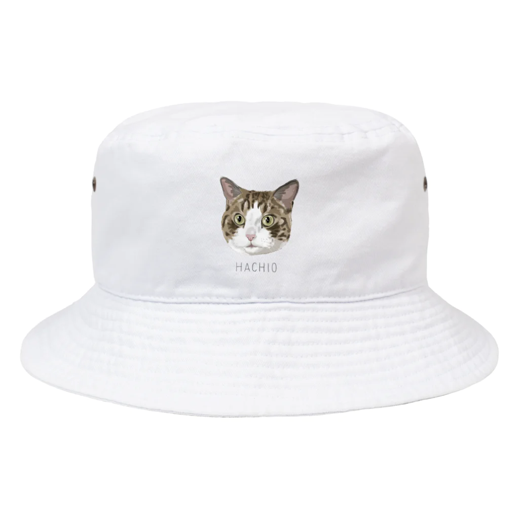 みきぞーん｜保護猫 ミッキー画伯と肉球とおともだちのhachio Bucket Hat