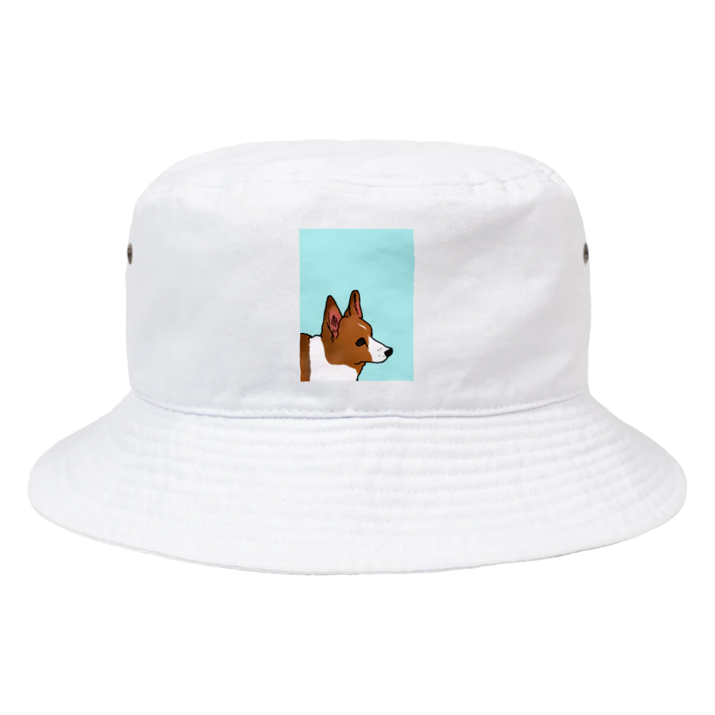 りりのお絵描き屋さんの凛としたコーギー Bucket Hat