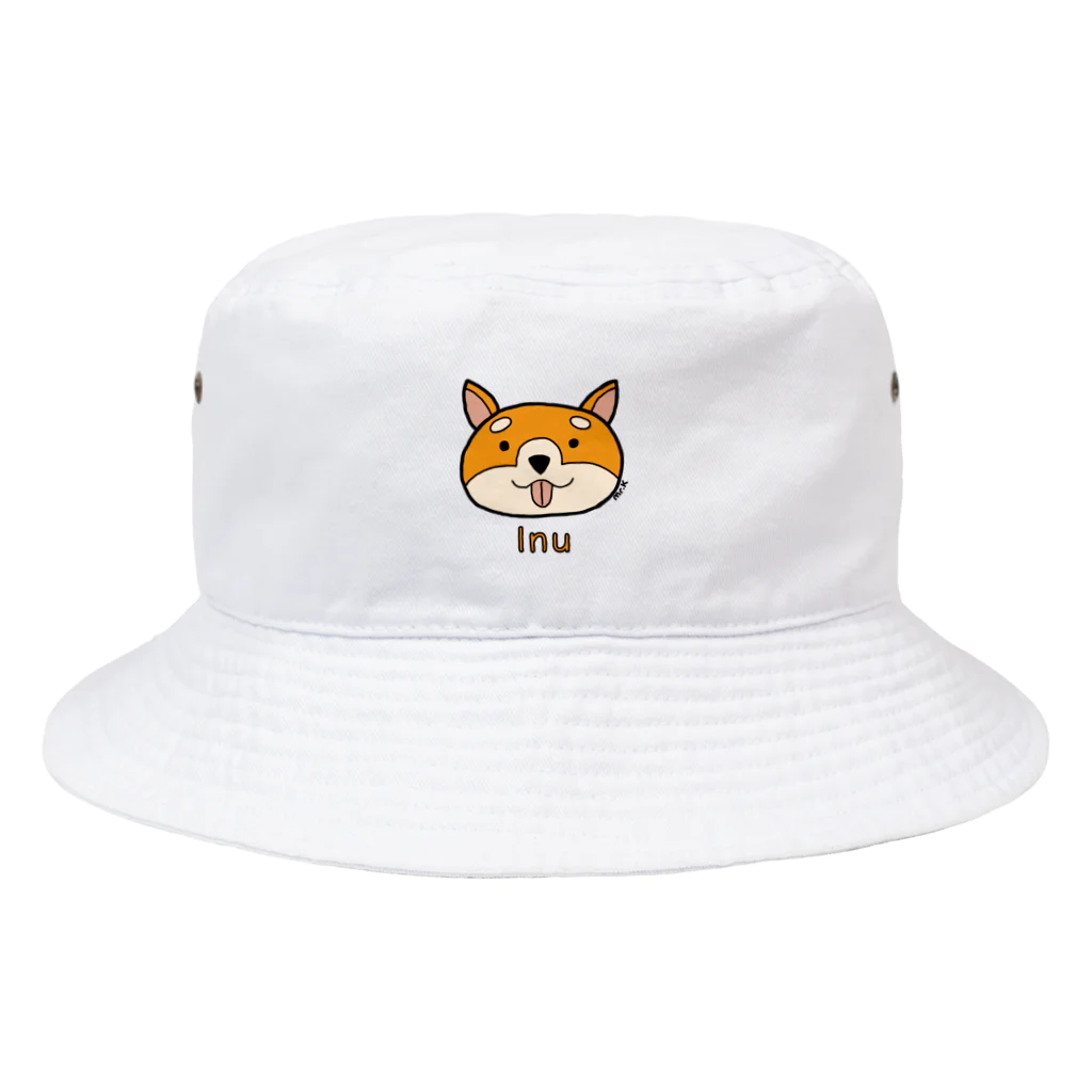 MrKShirtsのInu (犬) 色デザイン バケットハット