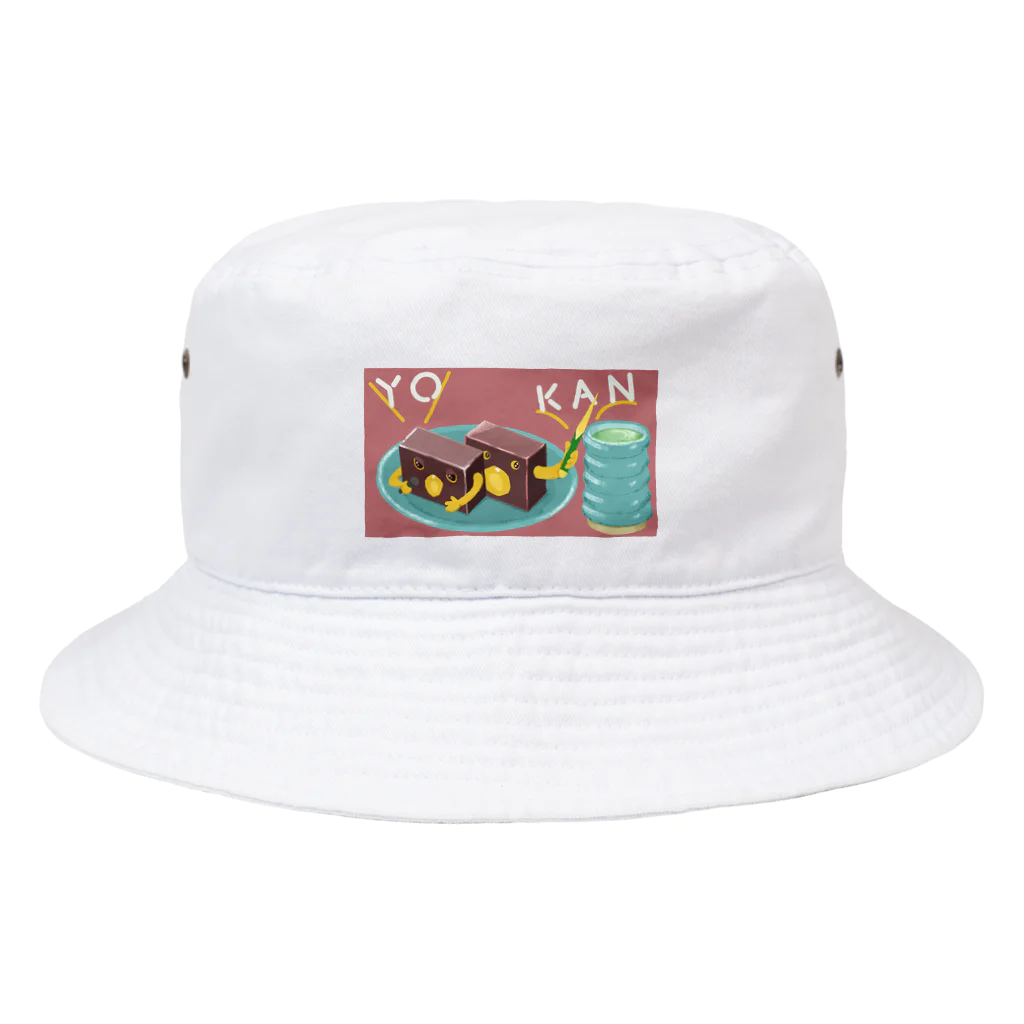 スロータイプ書店 Slowtype BooksのYO-KAN 羊羹 266-1 Bucket Hat