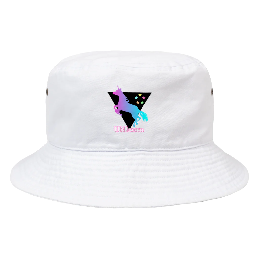 UNIcornオンラインストア SUZURI店のUNIcorn☆5 Bucket Hat