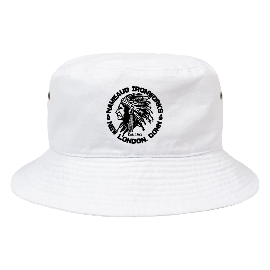 CRUTHのNAMEAUG IRONWORKS - NEW LONDON, CONN. USA Bucket Hat