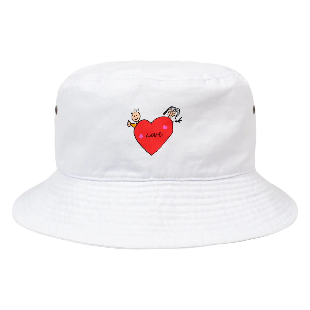 Walton’sのハート　赤 Bucket Hat