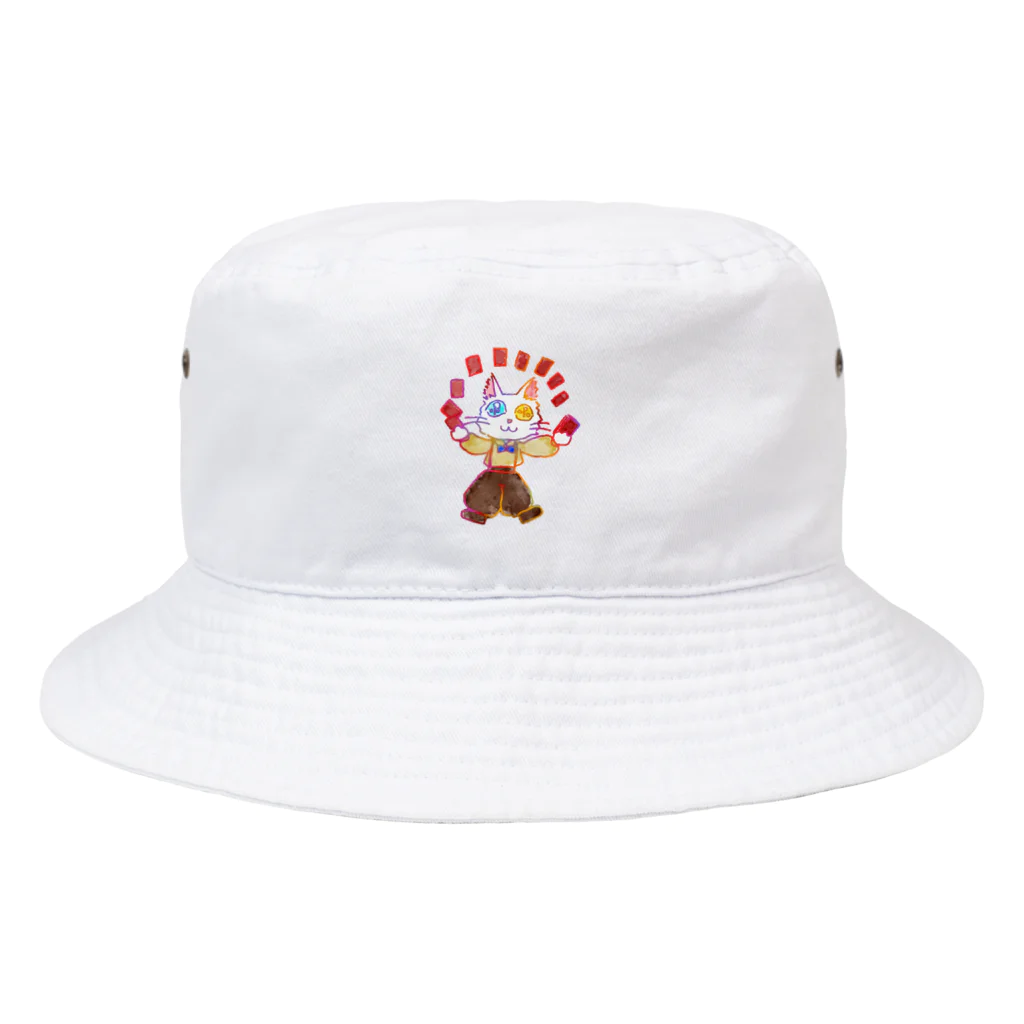 いぜむのシャッフルキャット Bucket Hat