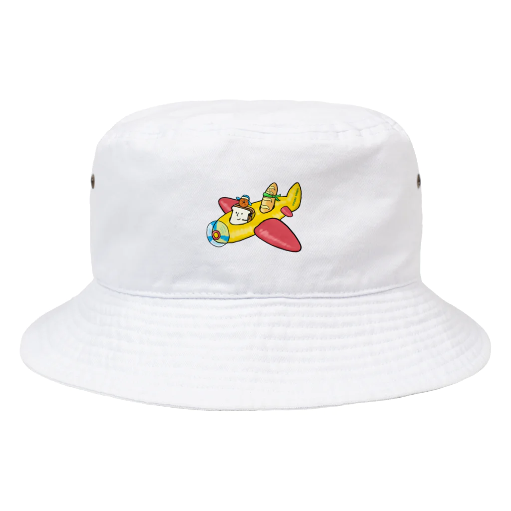 とことこ(パンの人)の空飛ぶパン Bucket Hat