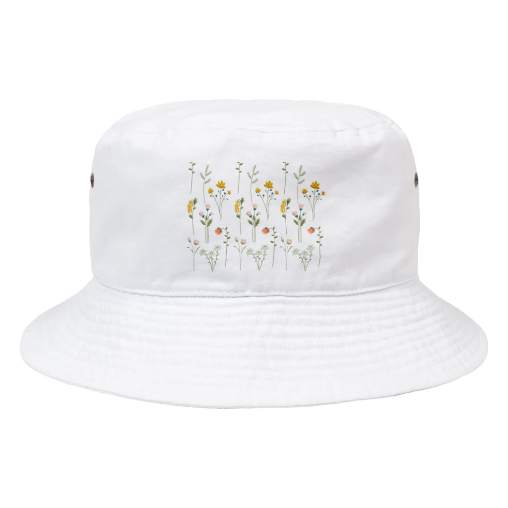 orange_honeyの花柄4 Bucket Hat