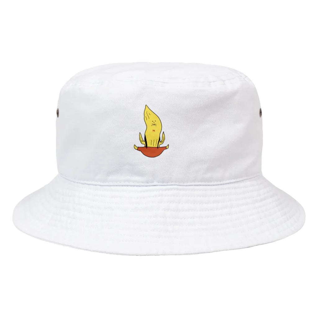 食べてほしいも！のジャンプするイモボーイ Bucket Hat