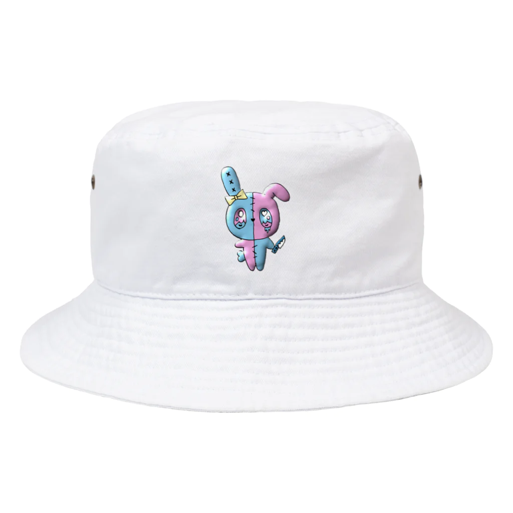 メンがヘラってる人専用🔪🎁のメンヘラうさぎちゃん🐰 Bucket Hat