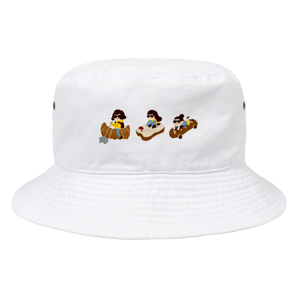 めだめだのパン旅行に出かけよう Bucket Hat