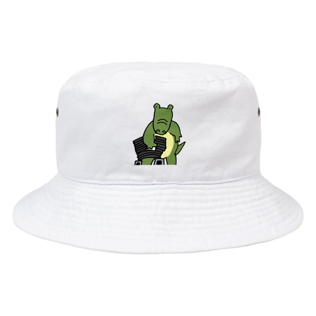 ＋Whimsyの瓦わに Bucket Hat