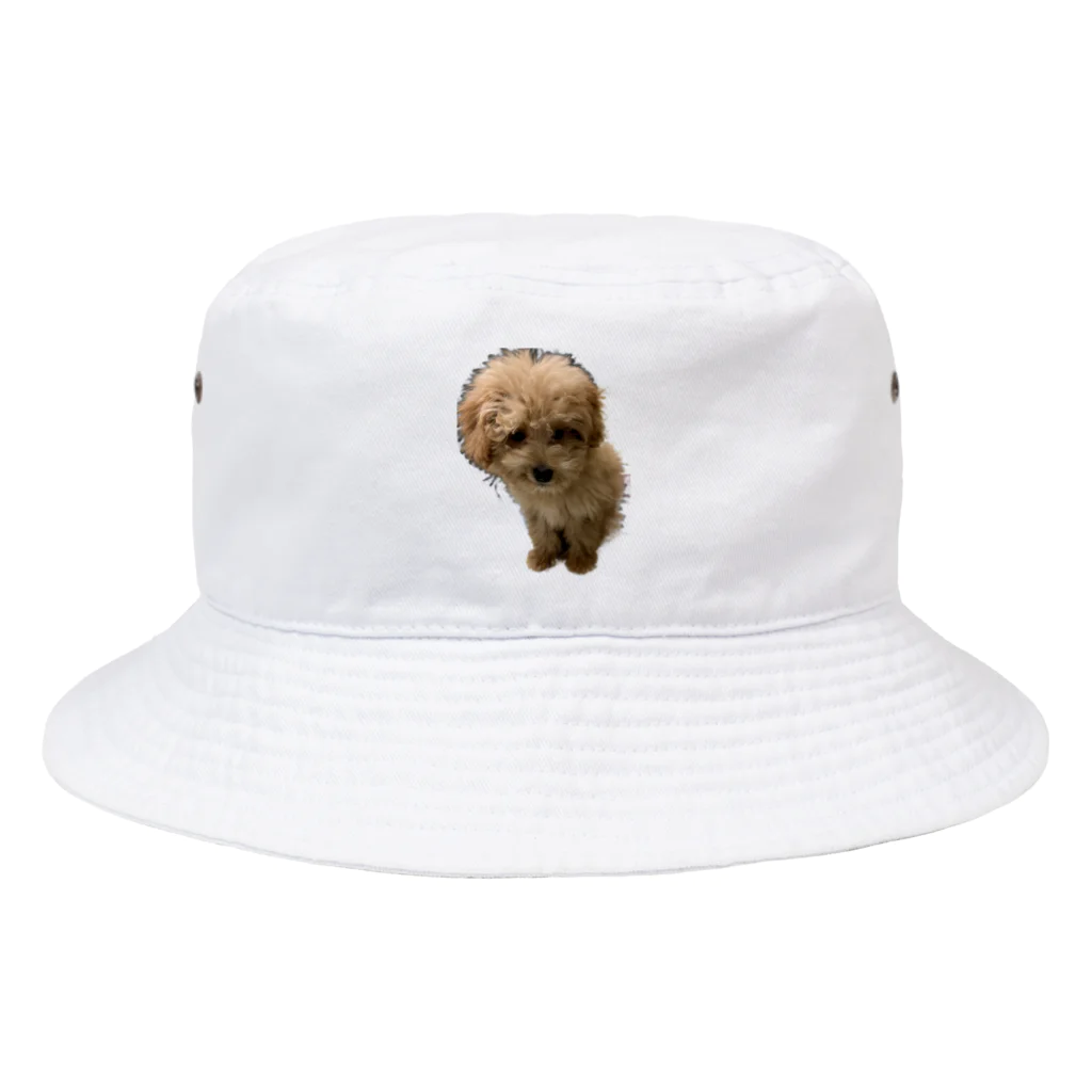 taiiattaiiatのスマイルドッグ モナ Bucket Hat