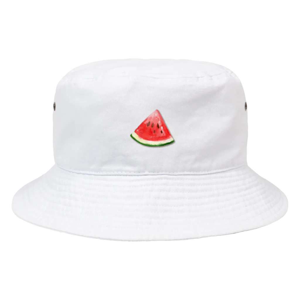 おいしい農家のおいしい〜スイカ農家 Bucket Hat