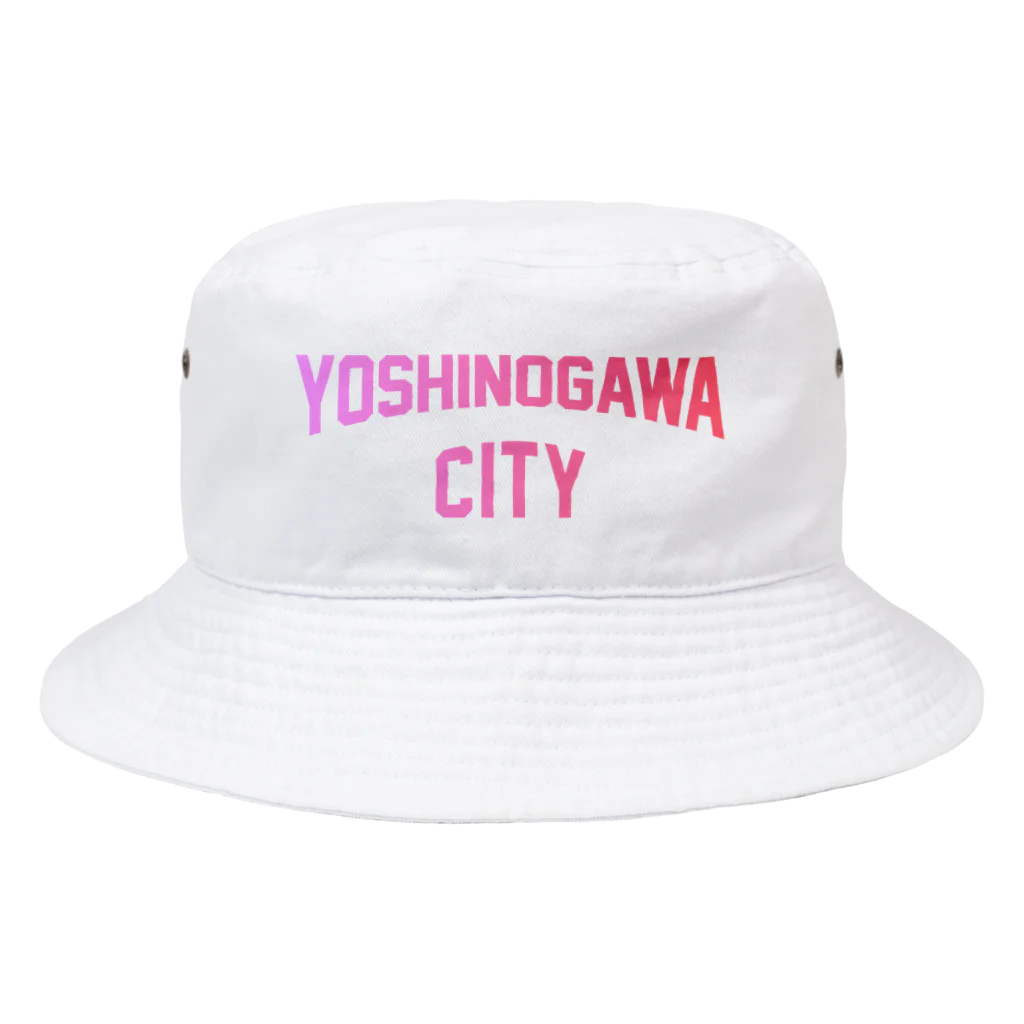 JIMOTOE Wear Local Japanの吉野川市 YOSHINOGAWA CITY Bucket Hat