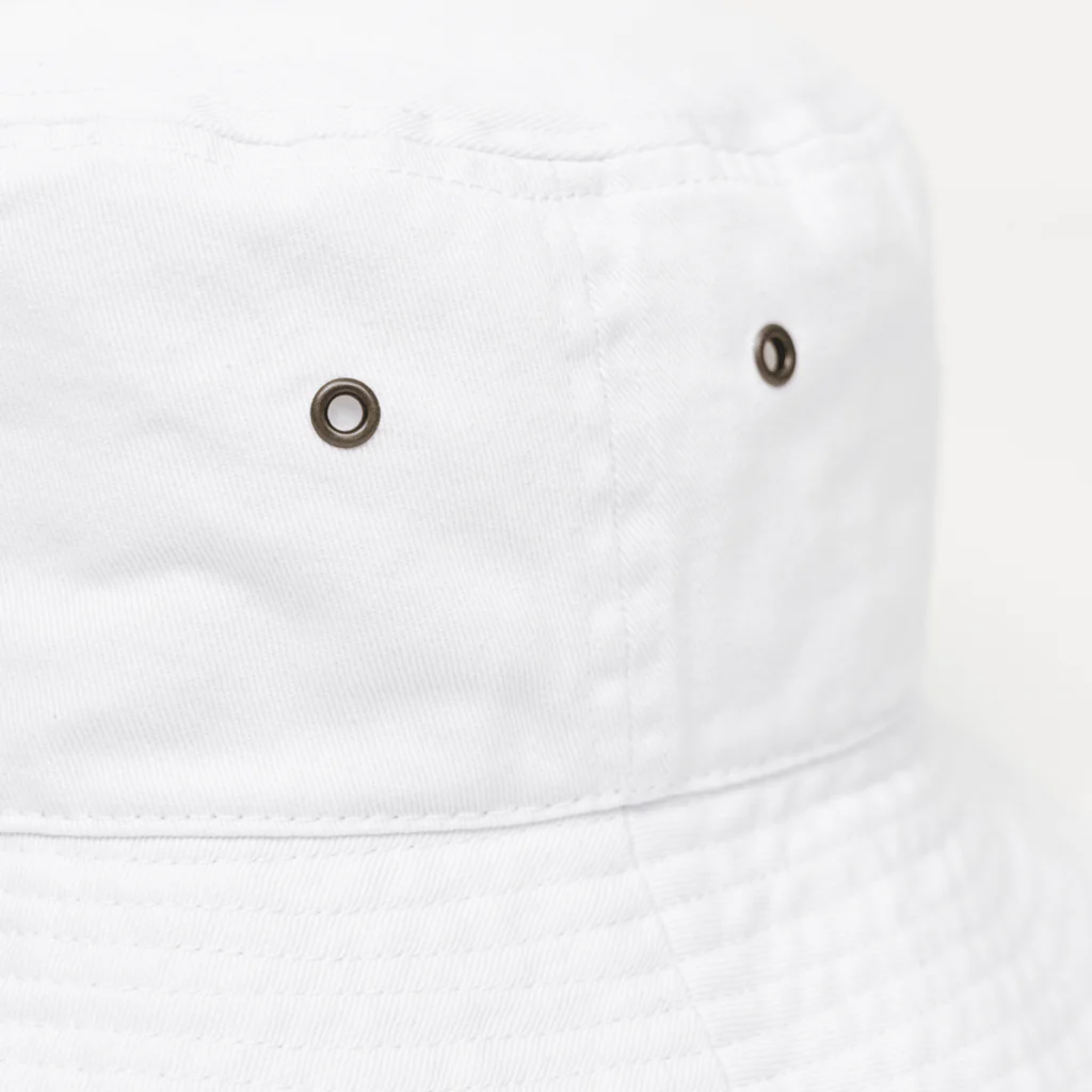 🌈ぽこ🌈のスマイルブロック Bucket Hat has ventilation holes on both sides