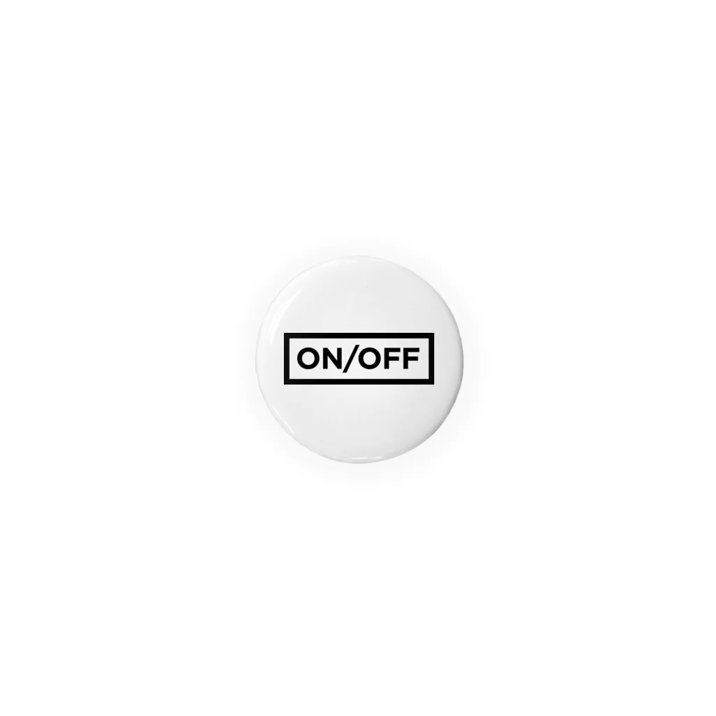 Type Me TのON/OFF Tin Badge