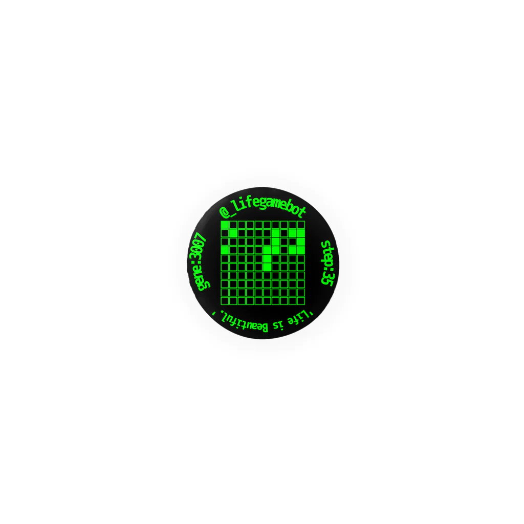 LifeGameBotの@_lifegamebot g:3007 s:35 Tin Badge