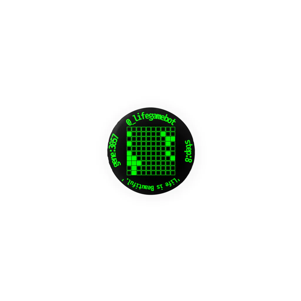 LifeGameBotの@_lifegamebot g:3057 s:8 Tin Badge