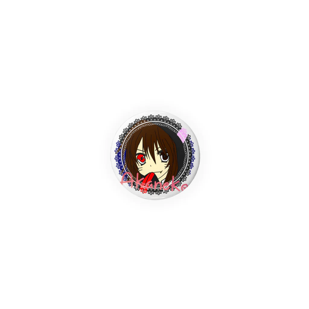 Akaneko238shopの【nana民】茜子缶バッジ２ Tin Badge