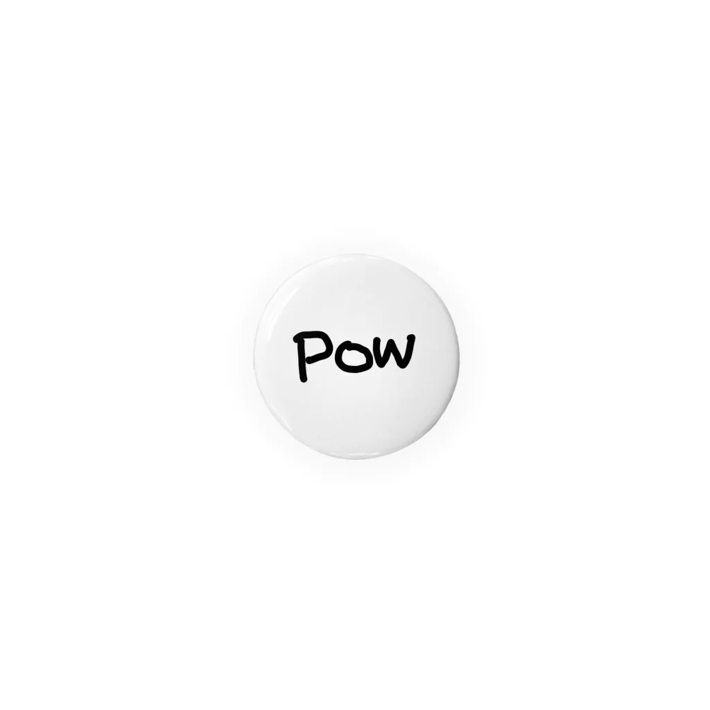 pow_graphicsのPOWロゴ Tin Badge