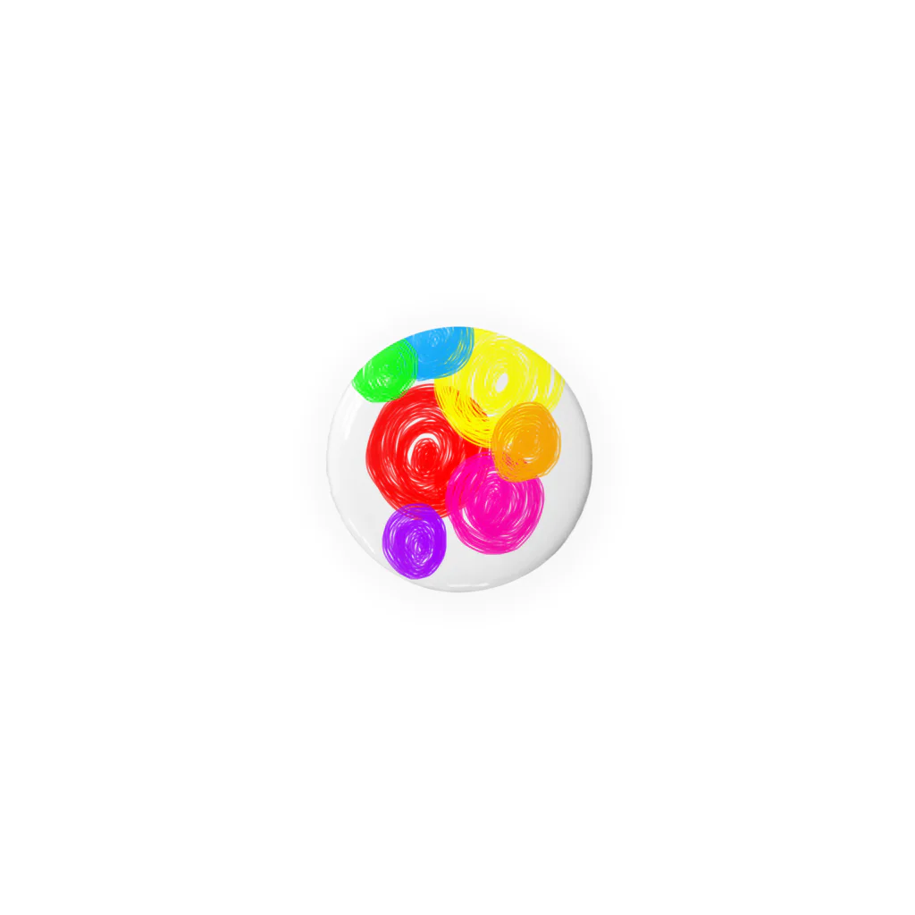 虹色コーギーdays☆のみずたま Tin Badge