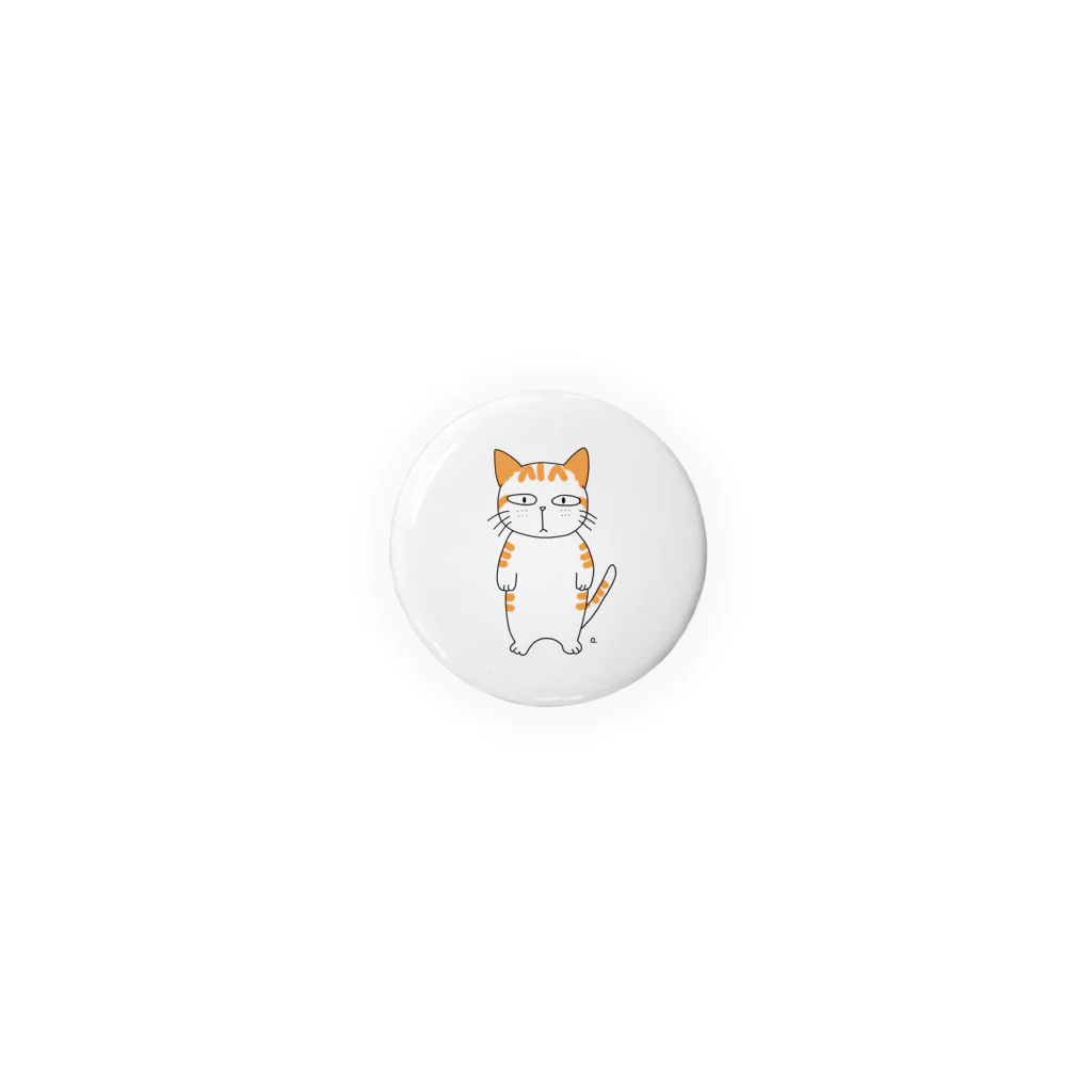 あけびの無愛想な茶トラ猫くん Tin Badge