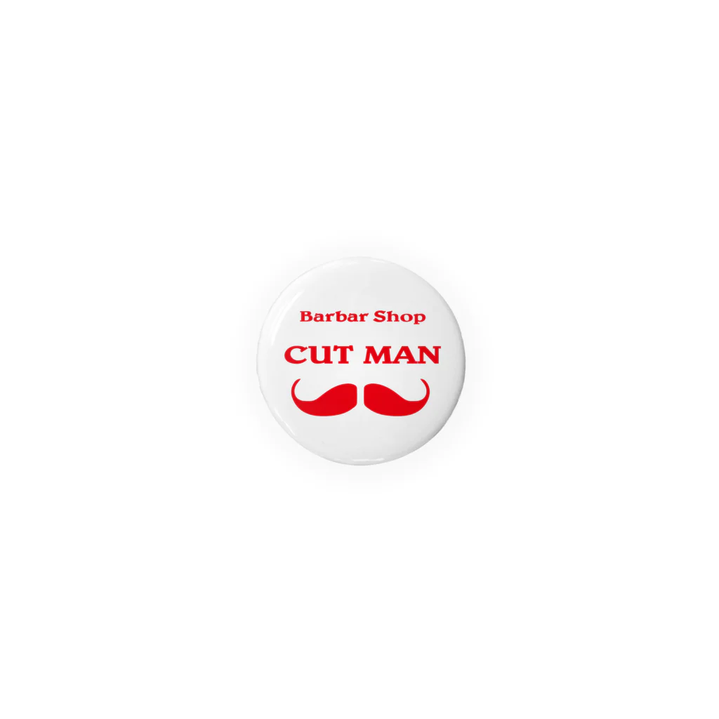 Barbar Shop CUTMANのCUTMAN  LOGO 缶バッジ