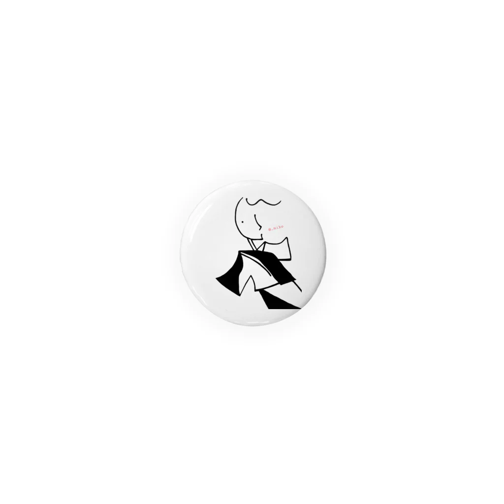 Loser's brand, 王桃の巫女@_miko Tin Badge