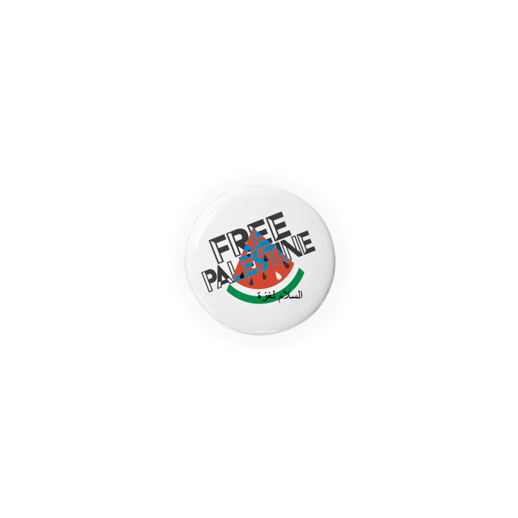 otemochanのFREE PALESTINE Tin Badge