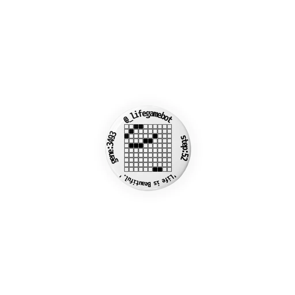 LifeGameBotの@_lifegamebot g:3493 s:52 Tin Badge