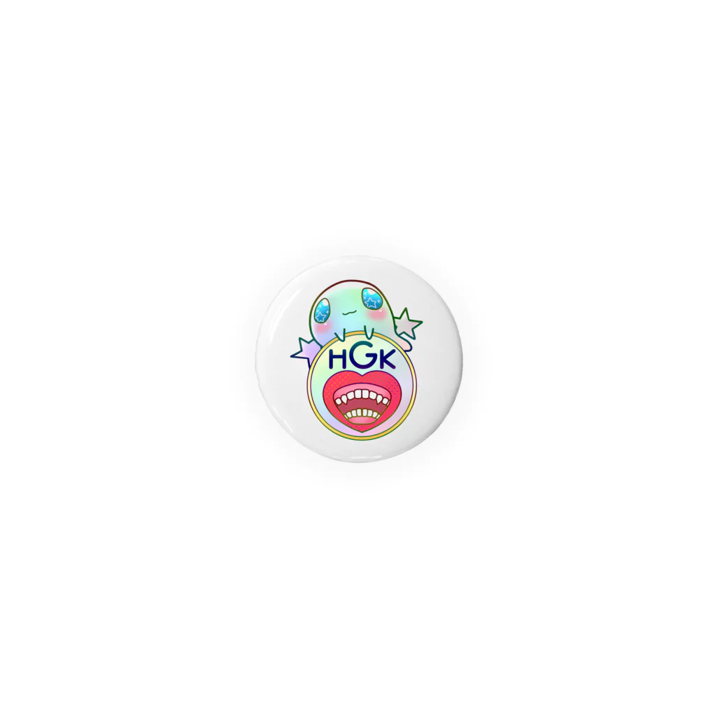 HGKのGummy×HGK logo 缶バッジ
