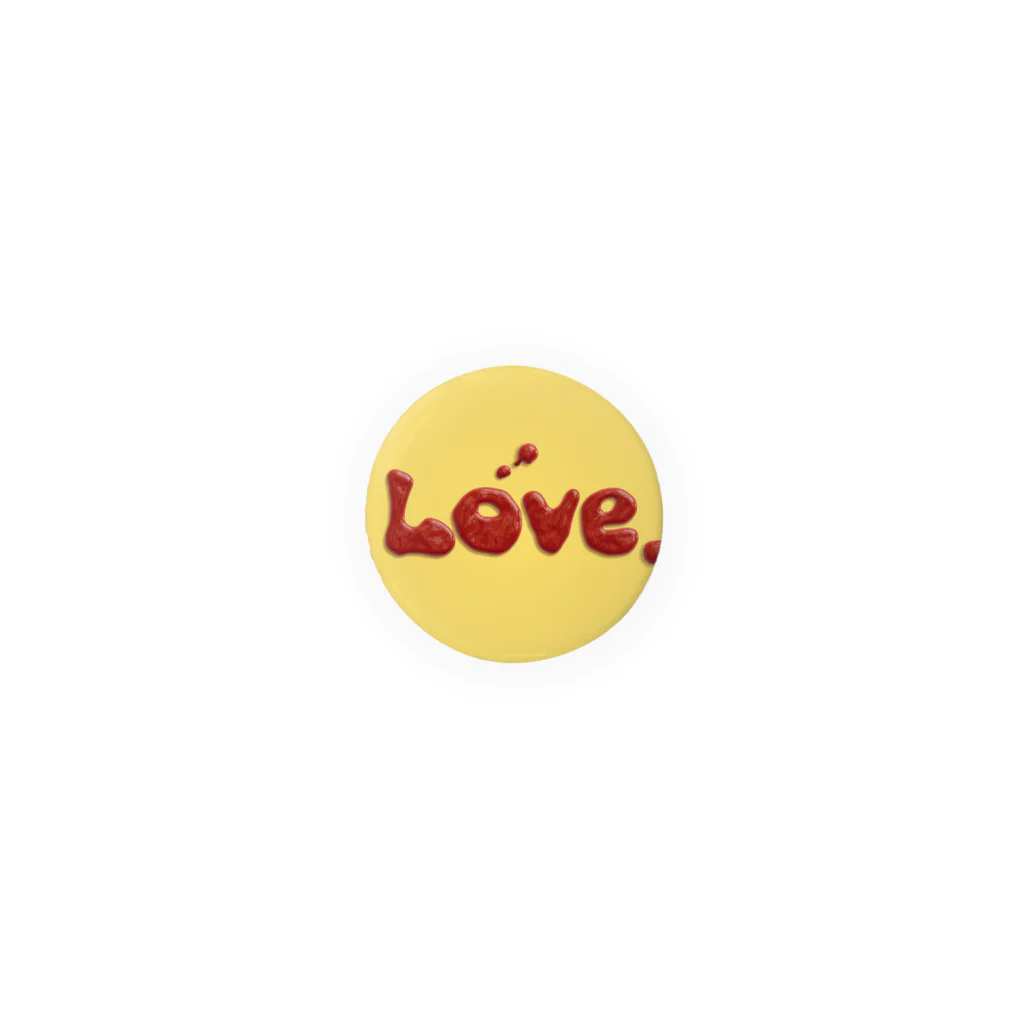 m :)のオムレツラブ Tin Badge