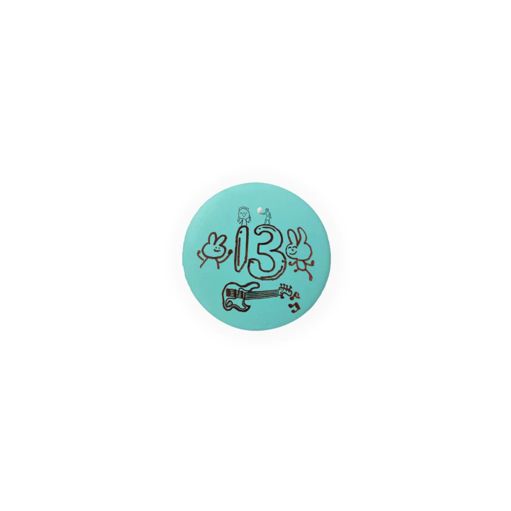 🥚かんせつスラッパー🥚の13 Tin Badge