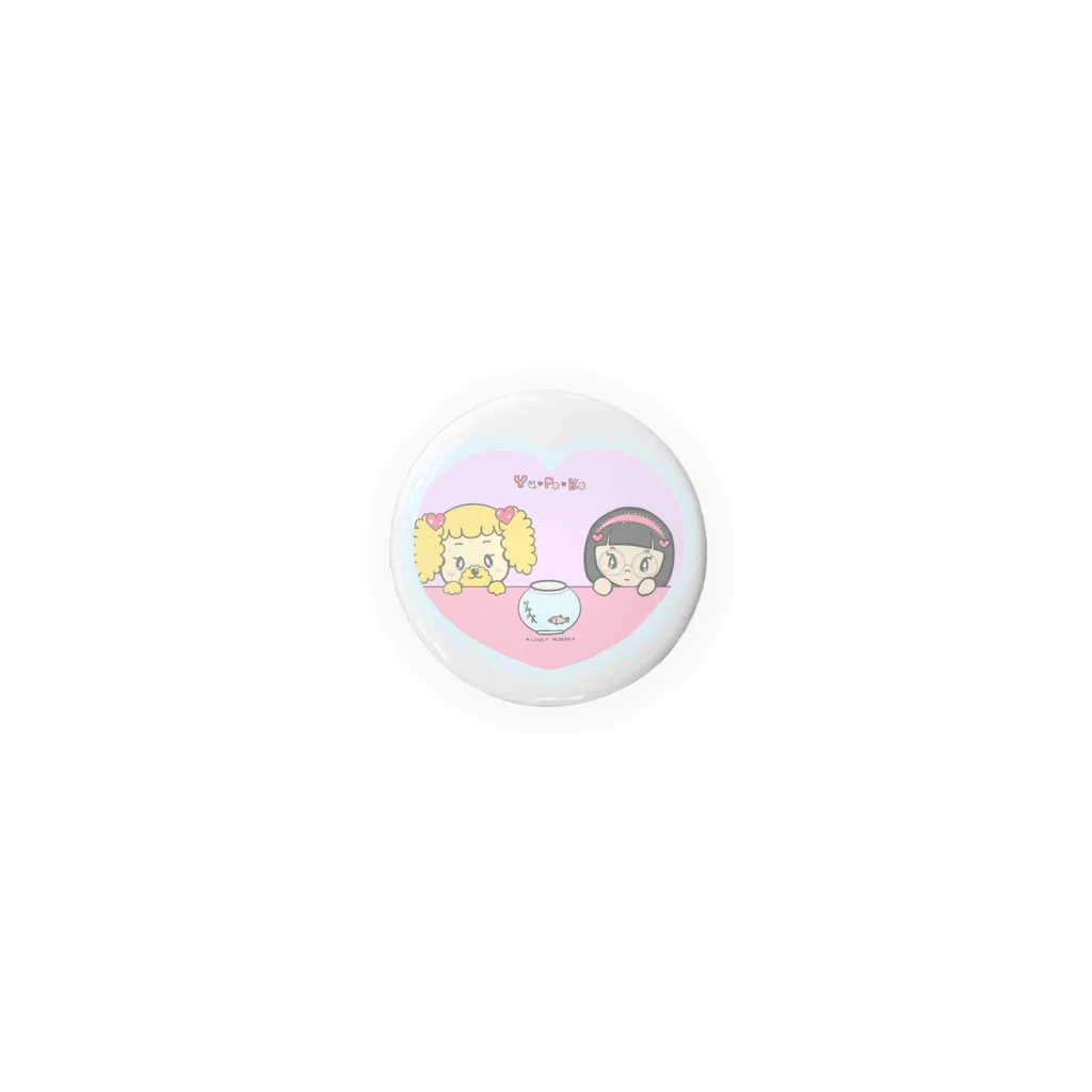 Yu♡Po♡Ko(ユポコ)のラブリーメダカ Tin Badge