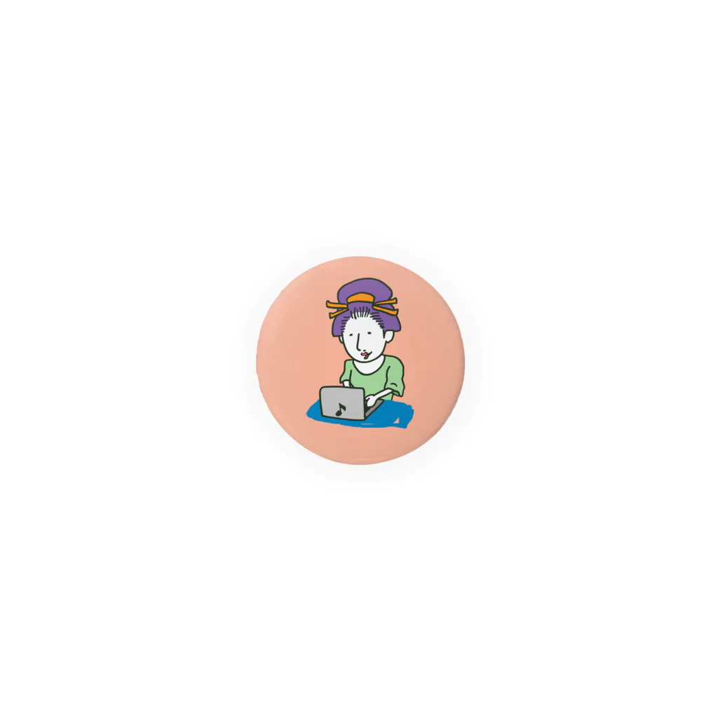 Oedo CollectionのPC Girl／32mm缶バッジ Tin Badge