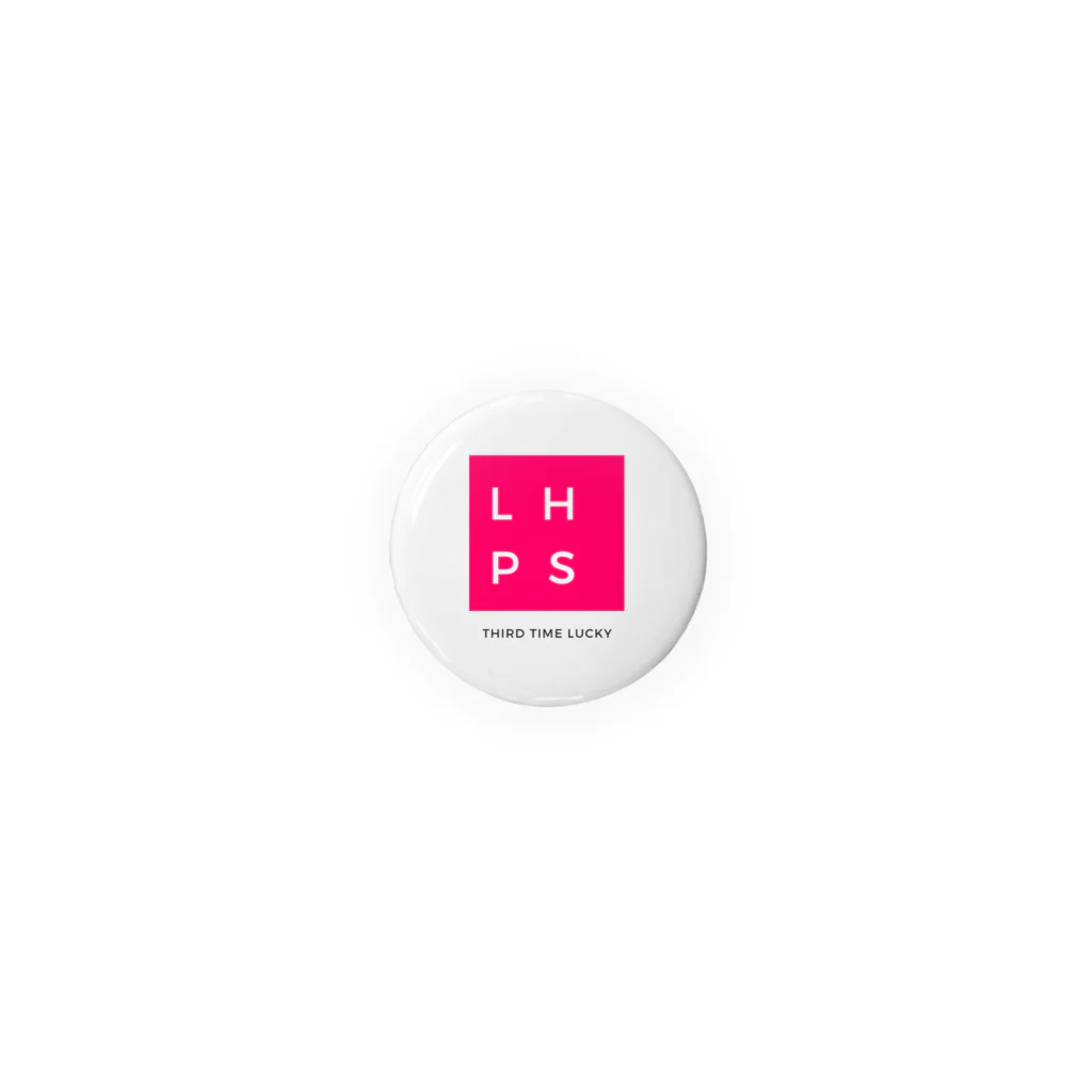 LHPSのLHPS ロゴ　PINK Tin Badge