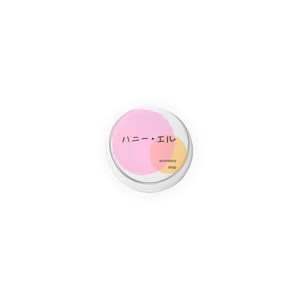 かなちゅんのハニーエル(インスタ用ロゴ) 缶バッジ