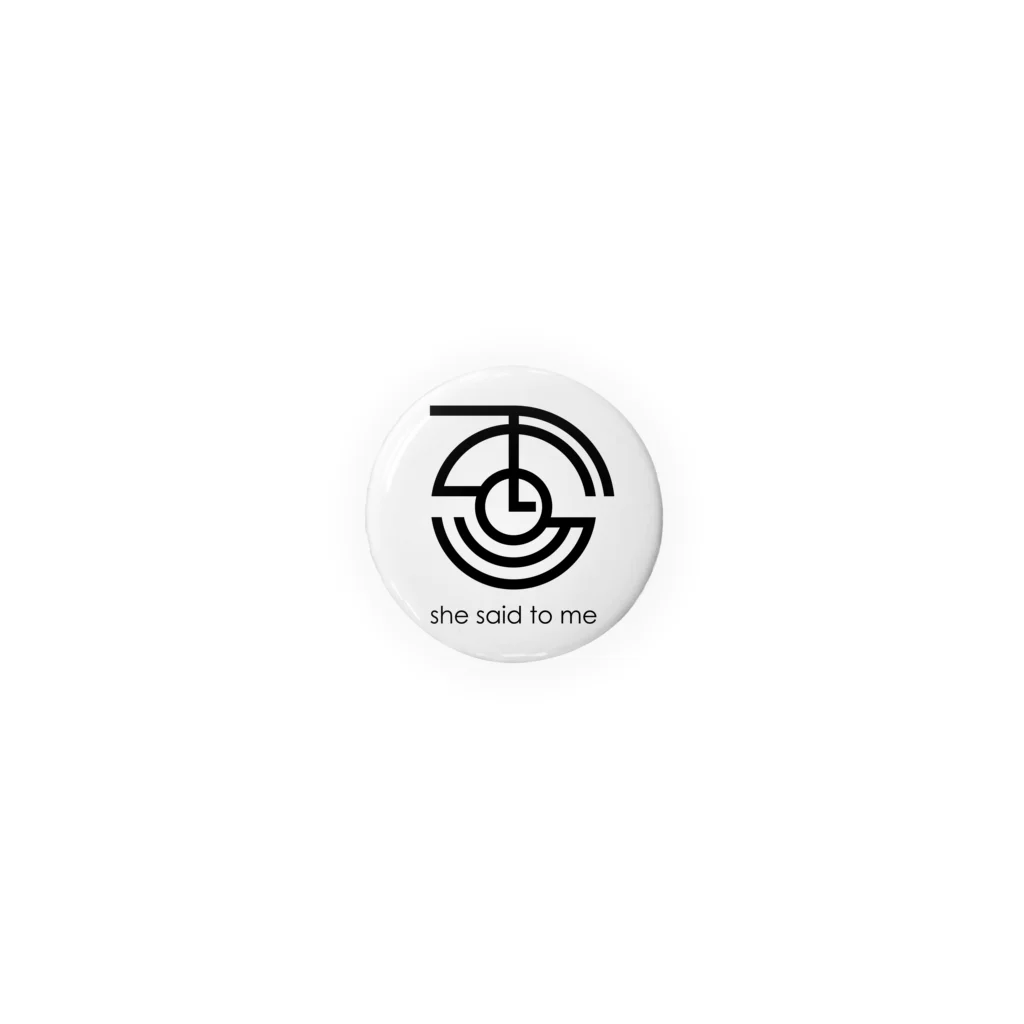 she said to meのCLOCK iCON-Badge 캔뱃지