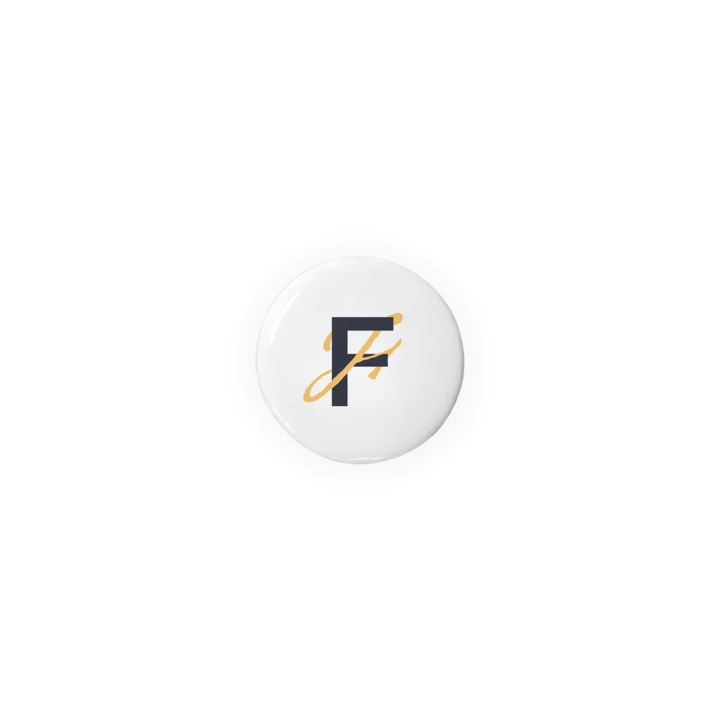 深根 / FukaneのDouble F Budge(White)｜#FukaneGoods Tin Badge