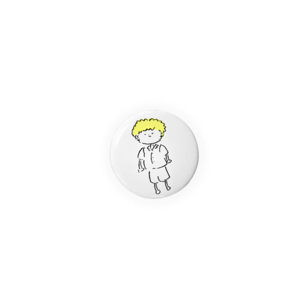 giraffe_bbbのyellow boy Tin Badge