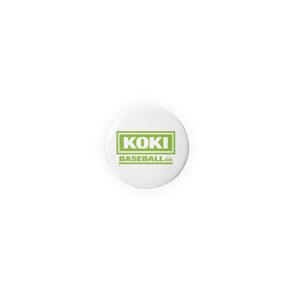 BASEBALL LOVERS CLOTHINGの「KOKI BASEBALL」 缶バッジ