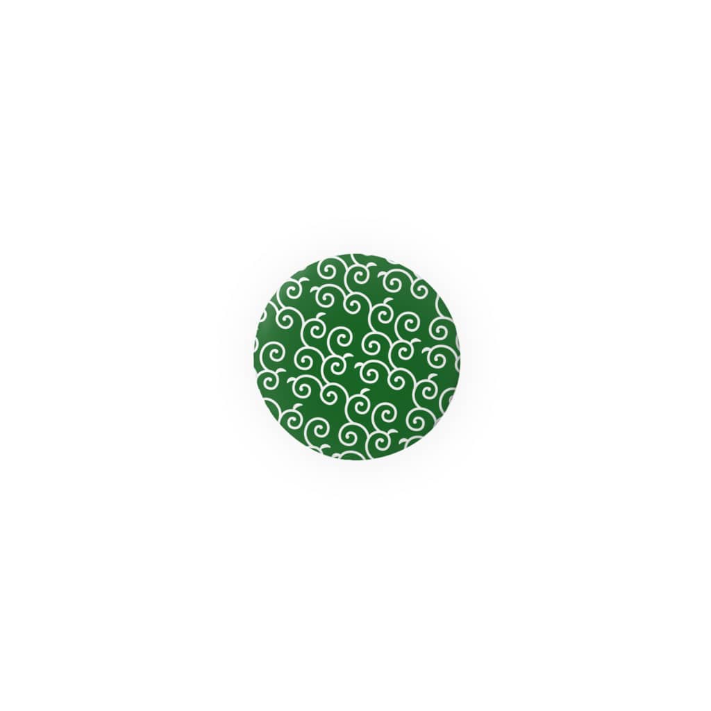 ももよりの唐草模様 Tin Badge