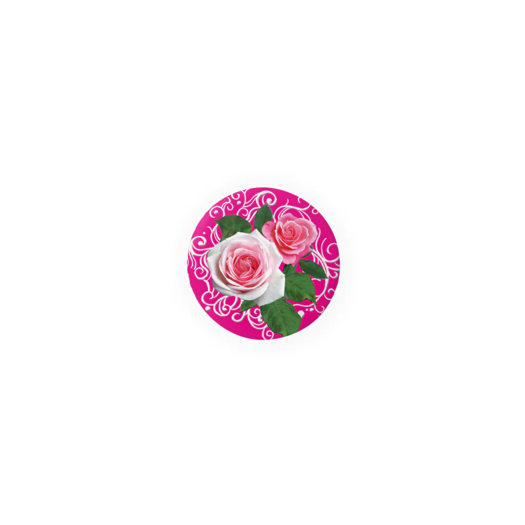 chocochoのバラ薔薇ばら　ツル Tin Badge